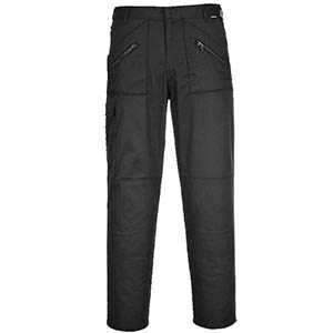 Black Action Work Trousers 30